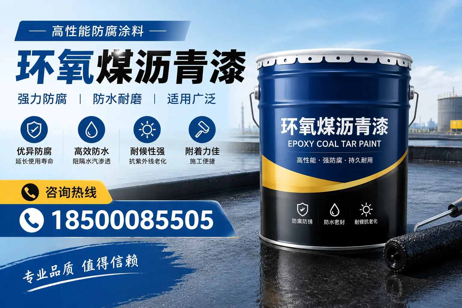 环氧煤沥青漆的主要成分与功能，成都用户深度了解